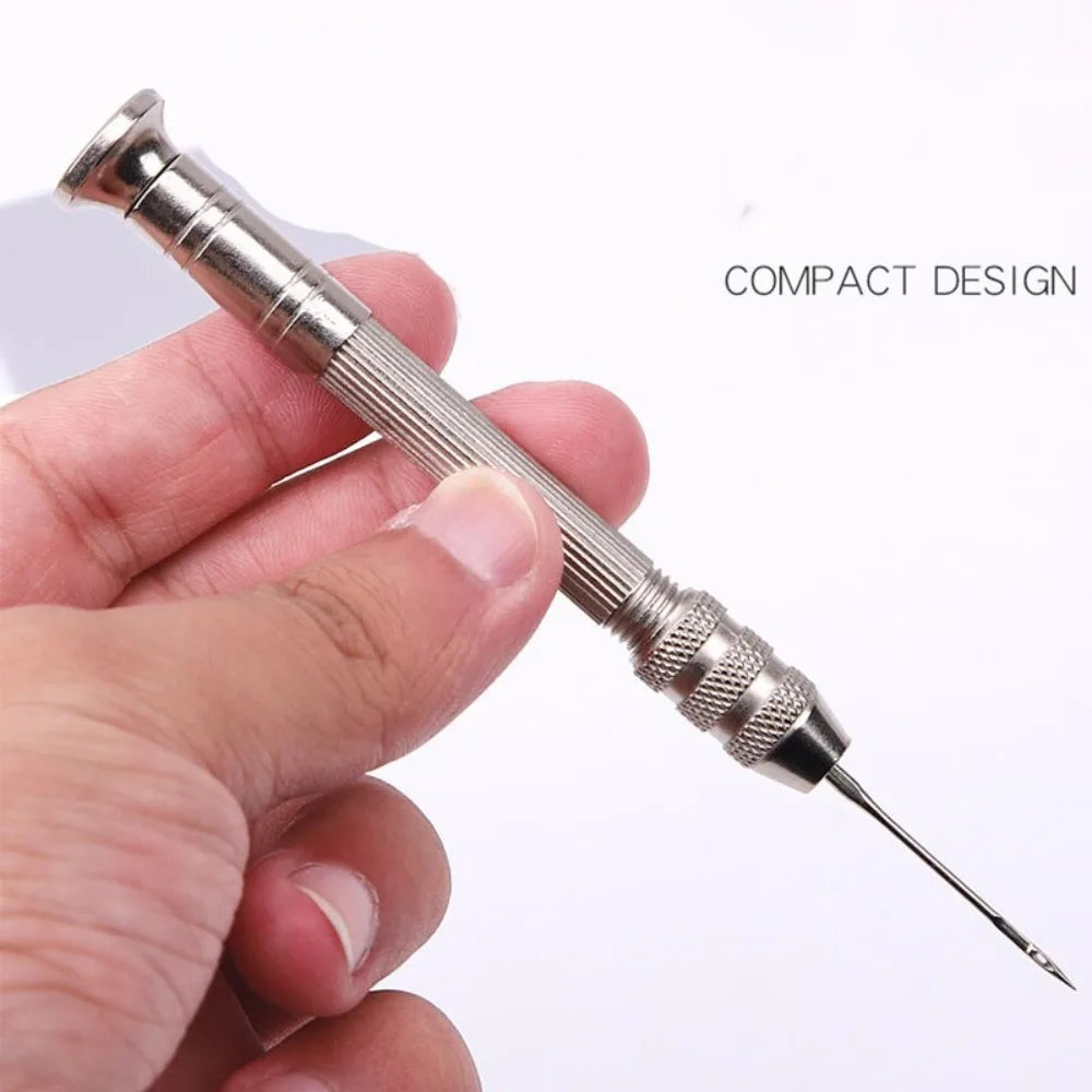 Leder Nähahle Set mit austauschbaren Nadeln – Multifunktionales Werkzeug für Schuhreparatur, Lederhandwerk & DIY-Näharbeiten