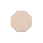 Personalisierte PU Leder Untersetzer (5er Set) – Wasserdicht, hitzebeständig & rutschfest, runde Getränkeunterlagen mit Logo für Zuhause & Bar