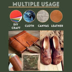 DIY Hand-Nähmaschine für Leder | Gewachster Faden | Lederhandwerk Werkzeugset | Kantenstich &amp; Gürtelreparatur