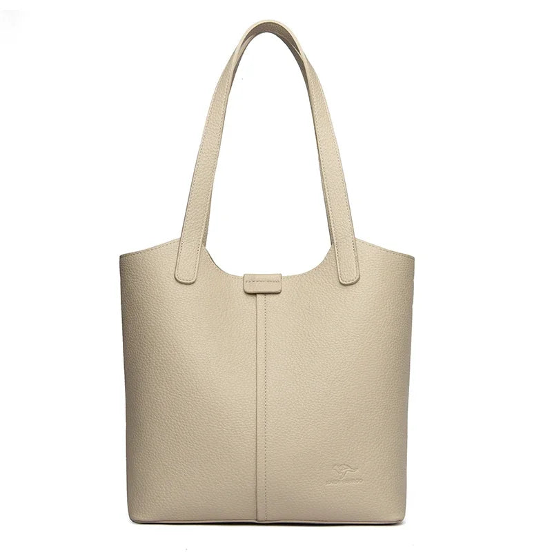 VANDERWAH Luxus PU-Leder Schultertasche – Weiche Casual Tote Bag für Damen, Elegante Handtasche für Alltag & Pendeln