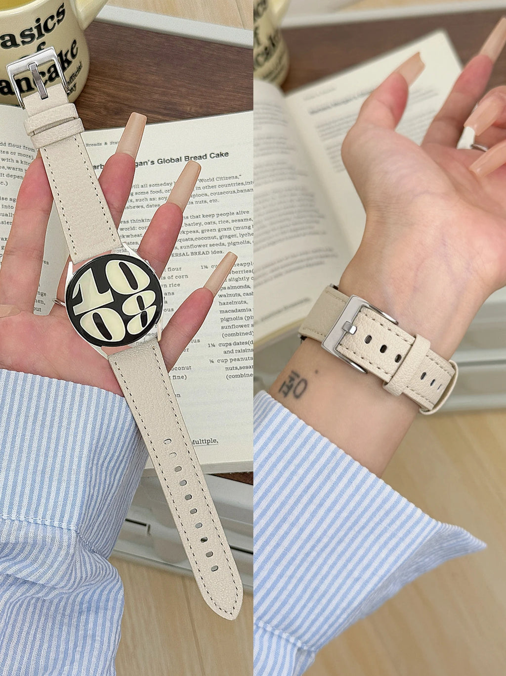 Lederarmband für Samsung Galaxy Watch – Hochwertiges Leather Loop Watchband 20 mm & 22 mm für Galaxy Watch 4–7, FE & Classic