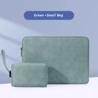 Housse en cuir PU pour ordinateur portable – Sac élégant pour ordinateur portable pour MacBook, ASUS, Huawei et Notebook 12–16 pouces, unisexe 