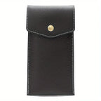 PU Leder Federmäppchen mit großer Kapazität – Tragbare Stifte- &amp; Brillentasche für Schule, Büro &amp; Business 