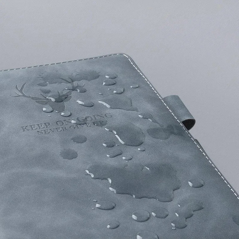 Luxuriöses A5 Leder-Notizbuch – Personalisierbar, 200 Seiten, Ideal für Business & Meetings