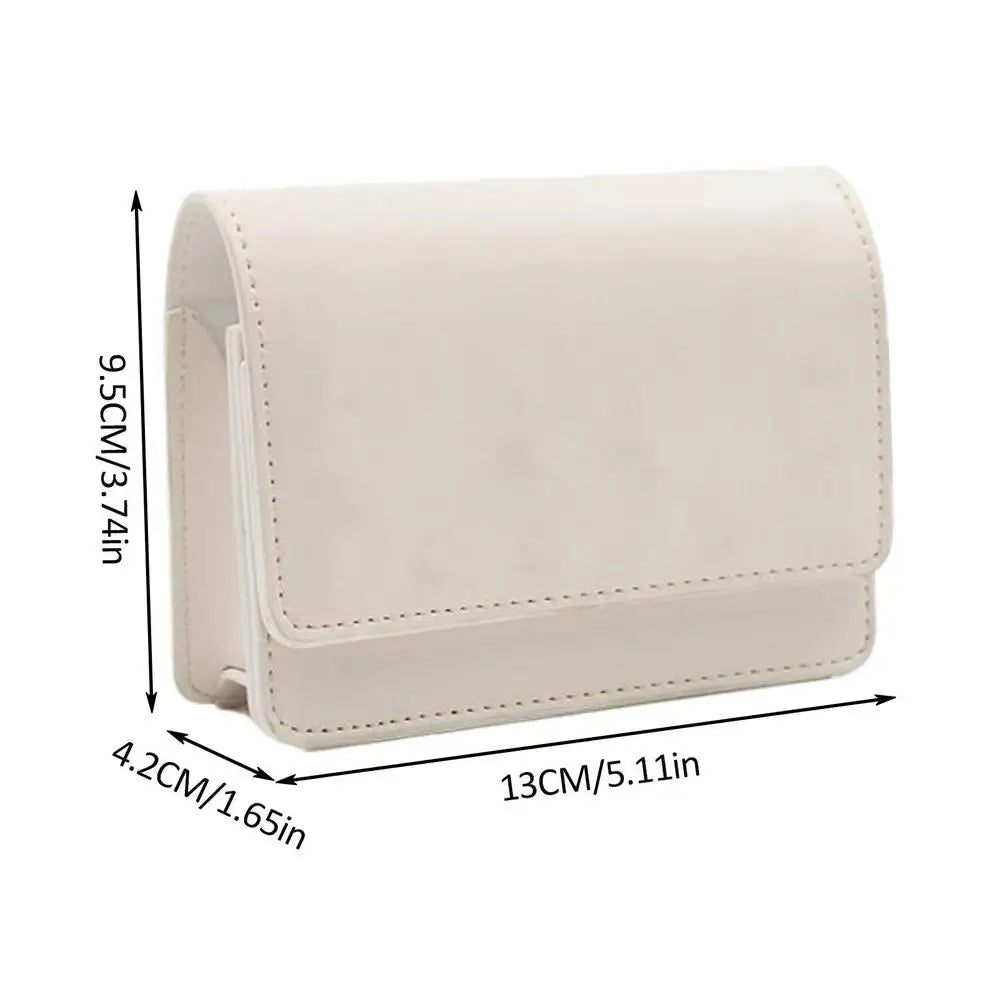 Golf Rangefinder Tasche aus PU-Leder – Magnetische Gürteltasche mit Skull-Design für Laser Entfernungsmesser