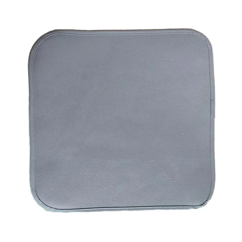 Quadratisches Sitzkissen aus Rindsleder 40 × 40 cm – Wasserdichtes, extra dickes Lederkissen für Büro, Sofa & Stuhl