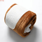 Herren Winter PU Lederhose mit Fleece – Winddichte, thermische Lederoptik-Hose mit Kordelzug, Schwarz, Größen S–5XL