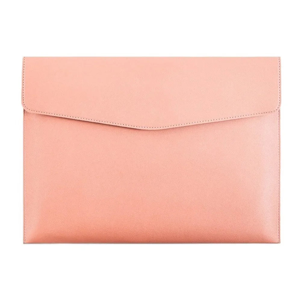 A4 Leder Dokumententasche – Elegante bolsa para archivos comerciales para almacenamiento, registro y oficina