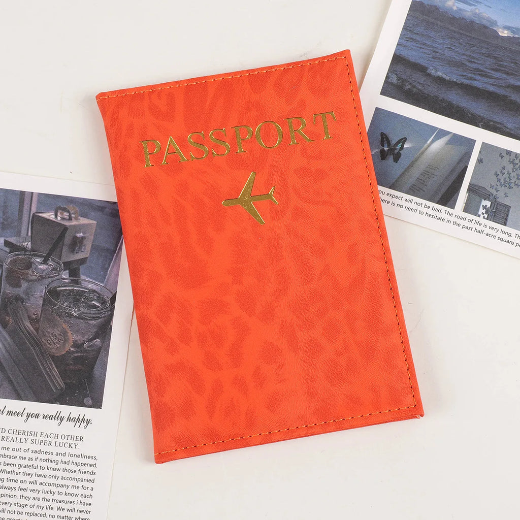 Reise Passhülle 2025 aus PU-Leder – Eleganter Reisepass- & Kartenhalter für Damen & Herren | Schutzcover für Tickets & Ausweise