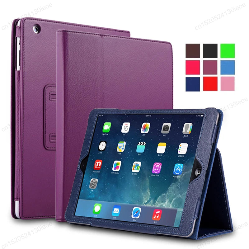 PU Leder Case für iPad 9.7, 10.2 & 10.9 Zoll – Stand Cover mit Wake-Sleep Funktion für iPad Air & iPad Pro 11