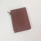 ISKYBOB Süße Damen Geldbörse aus PU-Leder – Kurze Wallet mit Reißverschluss & Druckknopf, Cartoon-Print, Kartenhalter & Münzfach