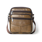 JOYIR Herren Leder Crossbody Bag – Trendige Casual Schultertasche aus Echtleder für Männer