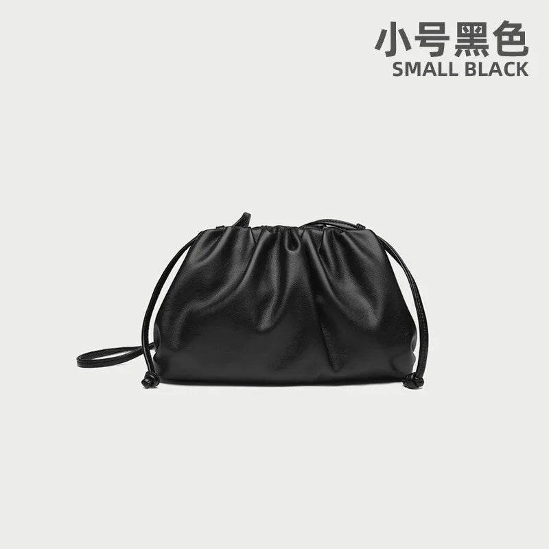 Luxus Damen Schultertasche aus weichem PU-Leder – Petit sac à bandoulière et messager, élégant et pratique