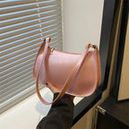 Yogodlns Retro PU-Leder Schultertasche – Modische Damen-Handtasche im Casual Hobo-Style