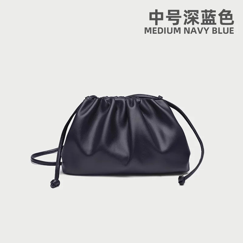 Luxus Damen Schultertasche aus weichem PU-Leder – Petit sac à bandoulière et messager, élégant et pratique