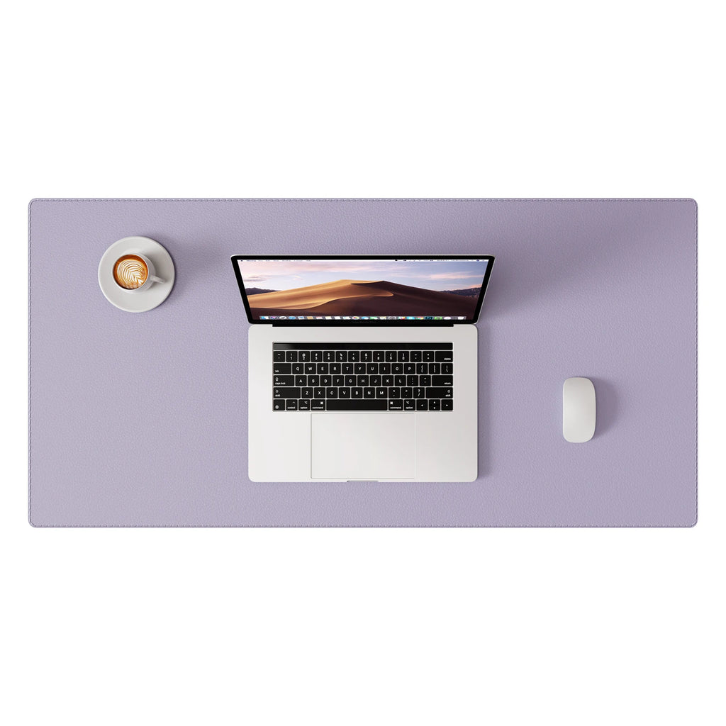 Tapis de bureau et tapis de souris en cuir PU pour bureau, bureau à domicile et école