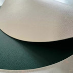 Ovale wendbare Kunstleder Tischsets Schwarz – Wasserdichte & hitzebeständige Platzmatten für Küche, Dining, Hochzeit & Party