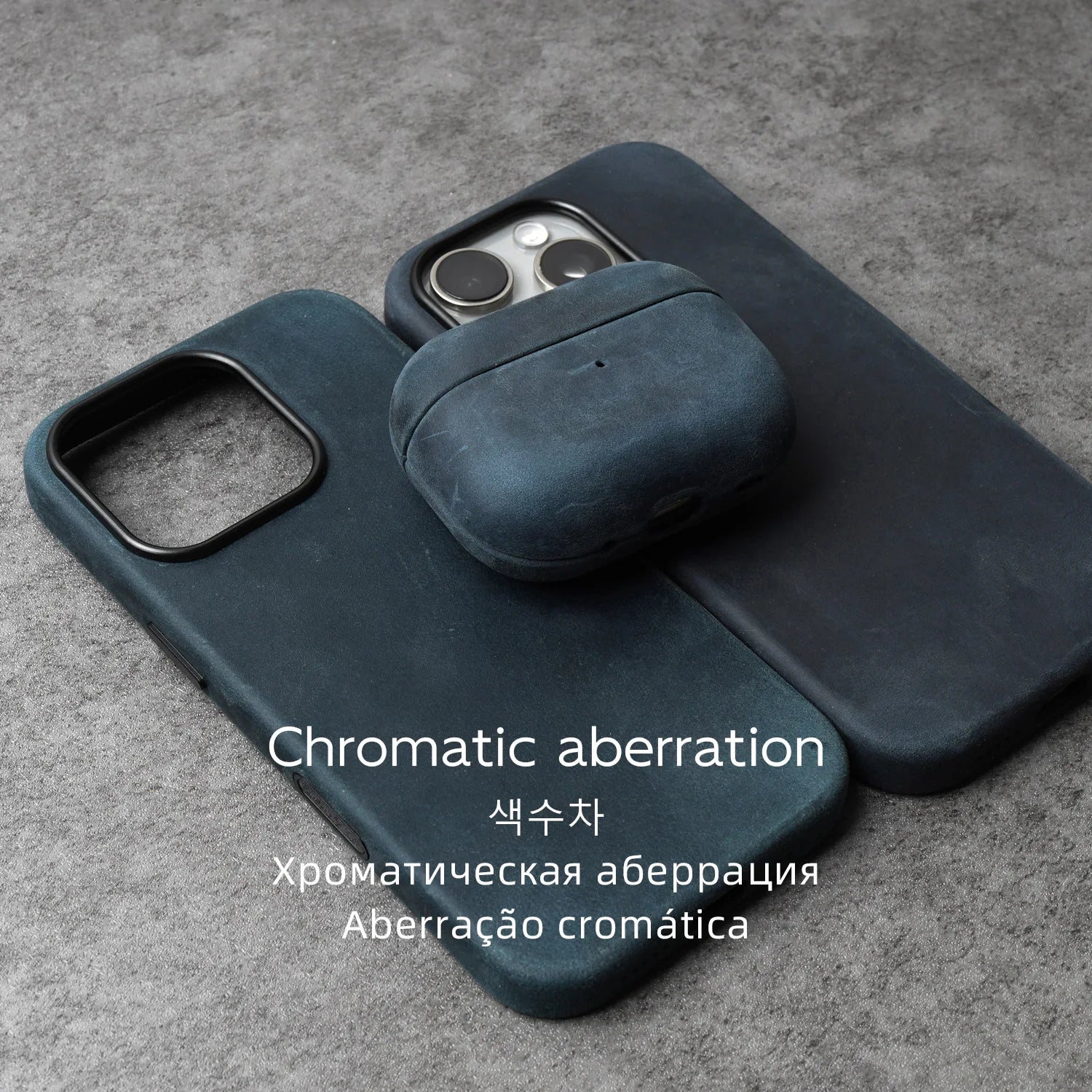 YMW Crazy Horse Funda práctica con imán para iPhone 15-17 Pro Max – Funda premium con aspecto vintage