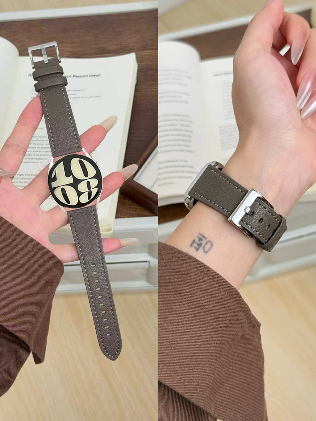 Lederarmband für Samsung Galaxy Watch – Hochwertiges Leather Loop Watchband 20 mm & 22 mm für Galaxy Watch 4–7, FE & Classic