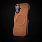 Business Magnetische Lederhülle aus Schafleder-Optik pour iPhone 12–17 Air &amp; Pro Max – Luxus Hard Case avec protection de sécurité et chargement sans fil 