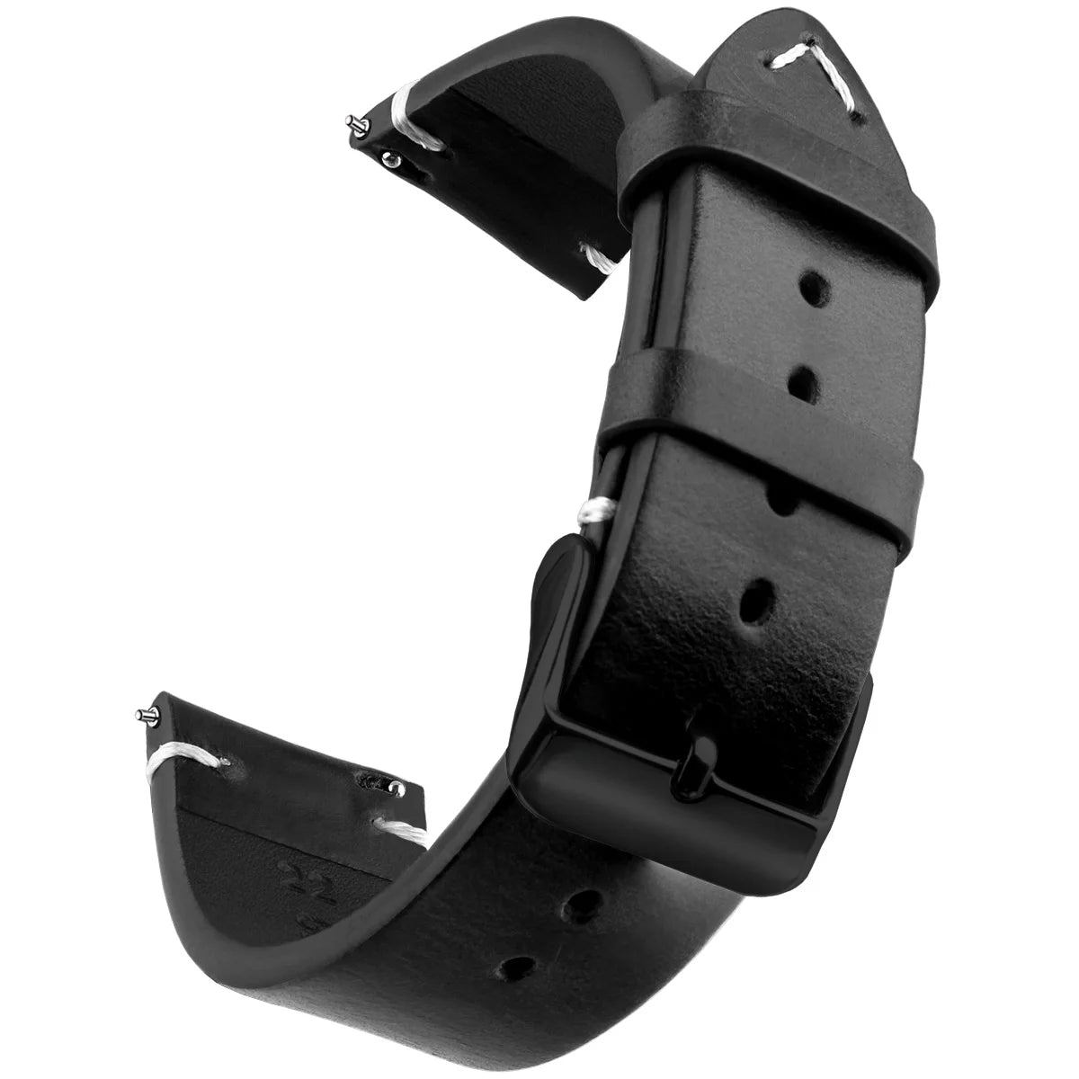 Gewachstes Leder Uhrenarmband mit Quick Release – Echtes Rindsleder Armband in 18–24mm für Smartwatches & klassische Uhren