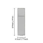 Étui à stylos en cuir PU avec bande élastique – Étui à stylos Schlankes pour journaux, écoles, bureaux et réunions 