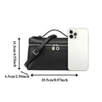 ZHIKOU PU-Leder Lunch Box Bag – Mini Handtasche & Crossbody Bag für Damen, Trendige Fashion Satchel 2026