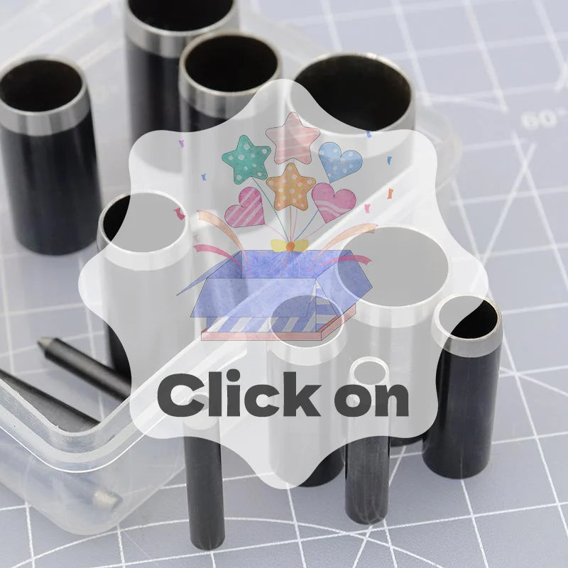 15-teiliges Rundloch-Stanzeisen Set (1–15 mm) – Präzise Leder Lochstanzer aus Stahl mit Aufbewahrungsbox für Lederarbeiten & DIY