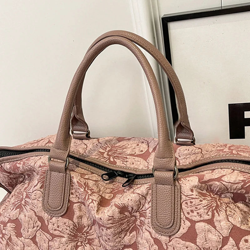 Furukroa Unisex Fitness- & Reisetasche – Minimalistische wasserfeste Nylon-Handtasche mit großem Fassungsvermögen für Damen und Herren