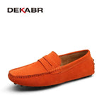 DEKABR Herren Loafer aus echtem Rindsleder – Bequeme Slip-On Mokassins & Driving Shoes in großen Größen bis 49