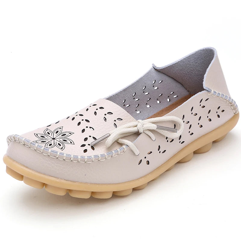 HAJINK Damen Flats 2025 – Ballerines véritables avec chaussures de course, chaussures plates à enfiler pour les loisirs, chaussures décontractées élégantes pour femmes 