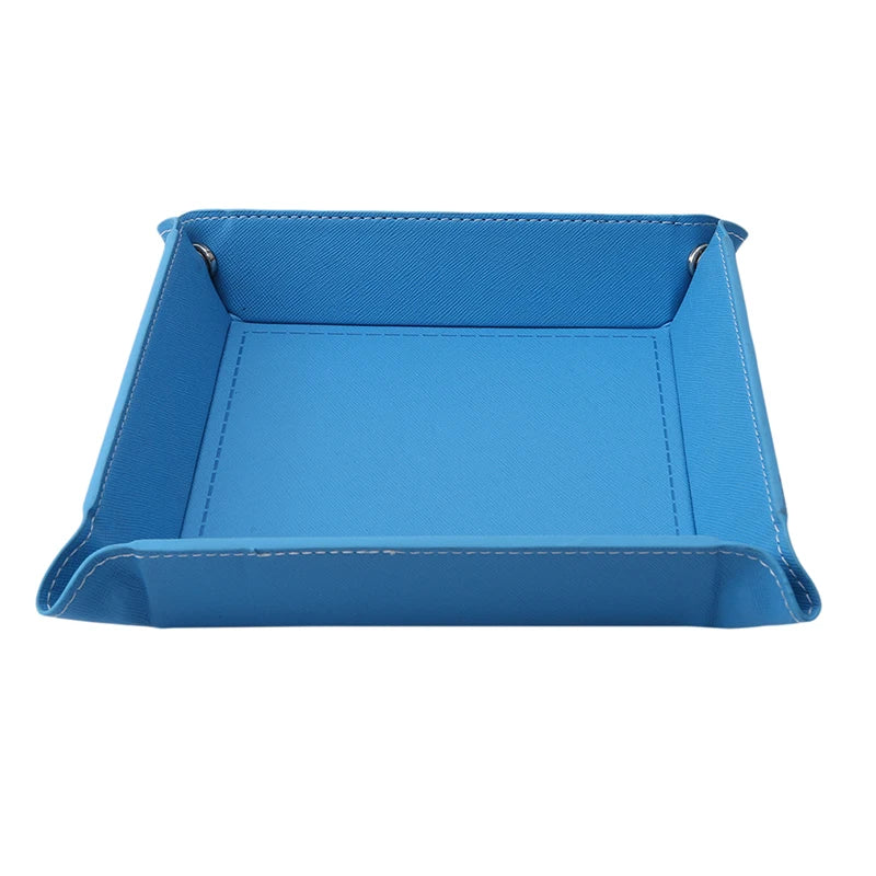 Kreative Faltbare PU Leder Ablageschale – Valet Tray für Handy, Schlüssel, Geldbörse & Münzen