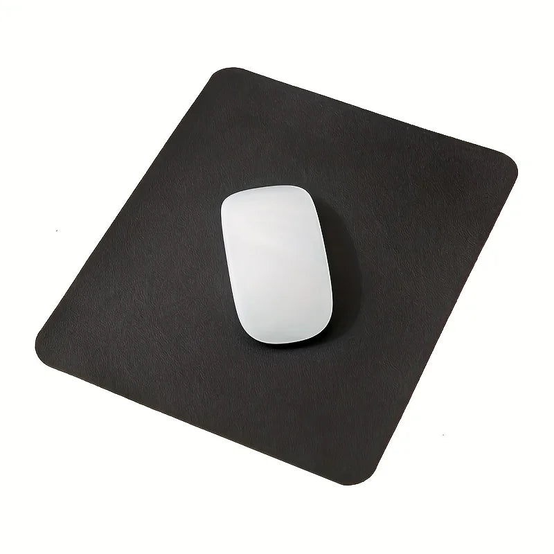 Kompaktes PU Leder Mouse Pad 23 × 19 cm - Rutschfestes &amp; wasserdichtes Office Mousepad für Schule, Büro &amp; Laptop 