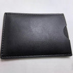 Bat Leder Kartenetui mit Superhelden-Maske – Kompakte Herren Wallet mit Reißverschluss für Karten & Ausweis | Heroisches Geschenk