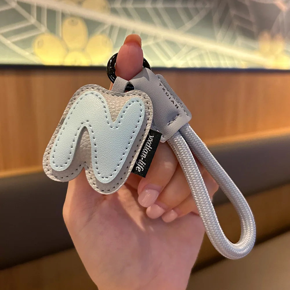 Bunter PU-Leder Schlüsselanhänger mit geflochtener Handschlaufe – Anti-Verlust Keychain & Lanyard für Schlüssel, Tasche, Koffer & Handy