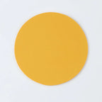 Runde & quadratische Leder-Untersetzer – Schlichte, stilvolle Coaster in Uni-Farben | Wasserdicht & hitzeisolierend für Tisch & Zuhause