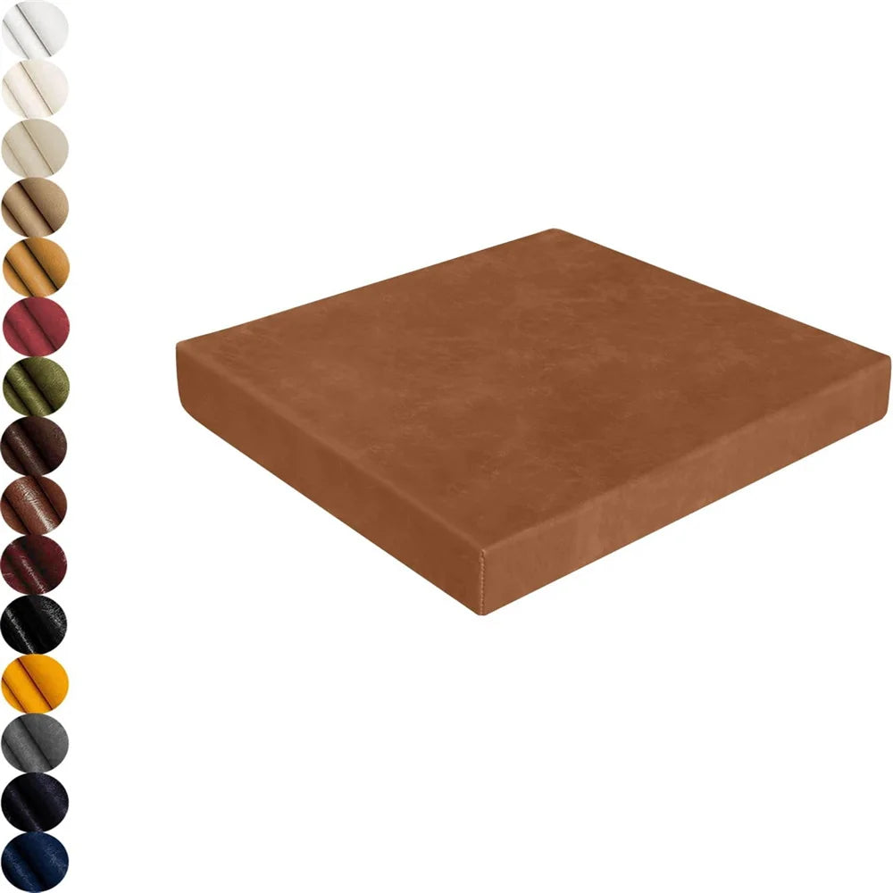 Maßgefertigtes wasserdichtes Sitzkissen aus Wax-Leder – Komfortable Bankauflage für Garten, Terrasse & Schaukel