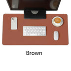 Großes Leder Mousepad & Desk Mat – Tragbare, wasserdichte PU Leder Schreibtischunterlage mit rutschfester Wildleder-Unterseite für Gaming & Büro