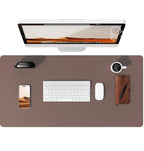 Großes Leder Schreibtischunterlage &amp; Mousepad – Rutschfeste PU Leder Desk Mat y eleganter Tischschutz for Büro &amp; Homeoffice 