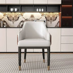 Italienisches Design Esszimmerstuhl aus PU-Leder – Moderner Polsterstuhl für Küche, Schlafzimmer, Hotel & Restaurant