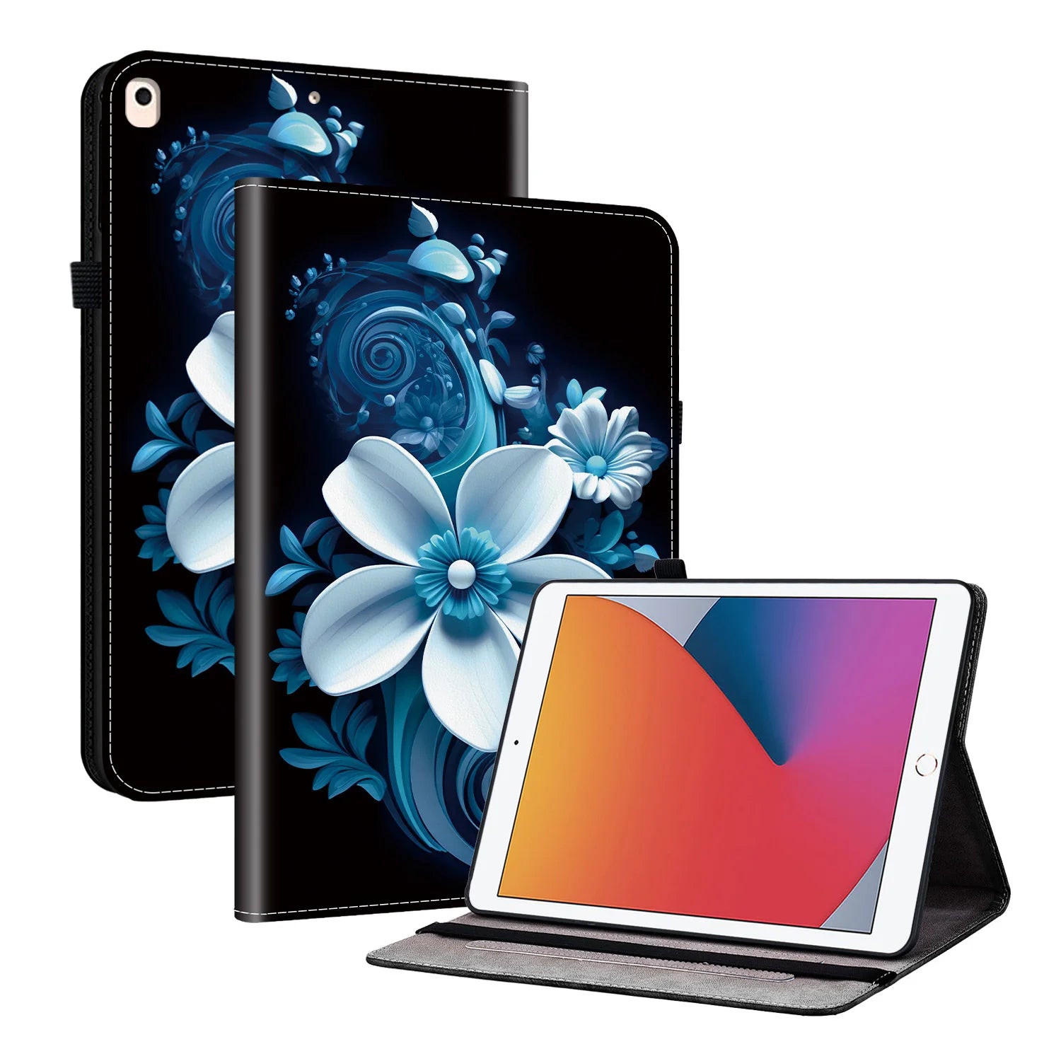 Premium Lederhülle für iPad Air 11 & 13 (2025), iPad Pro 11 & 13 (2024/2025), iPad 10.9 (2022), iPad 5.–8. Generation & iPad mini – Stoßfeste Schutzhülle aus PU-Leder