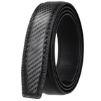 Herren Leder Gürtel ohne Schnalle – 3,5 cm Breite aus echtem Rindsleder in Schwarz, Braun, Blau, Grau & Weiß