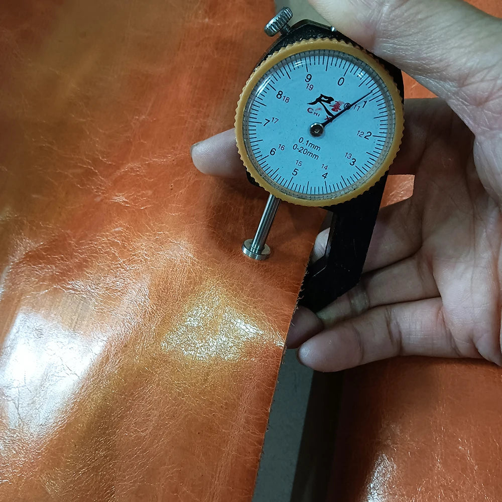 Echtleder Rindsleder Lychee-Prägung Gold &amp; Silber – Weiches Top Layer Leder 1,1–1,4 mm para sofá, bolsos y bricolaje 