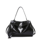 Große Damen Business Tote Bag aus weichem Leder – Hochwertige Pendler- & Reisetasche mit viel Stauraum, Schulter- & Crossbody-Handtasche