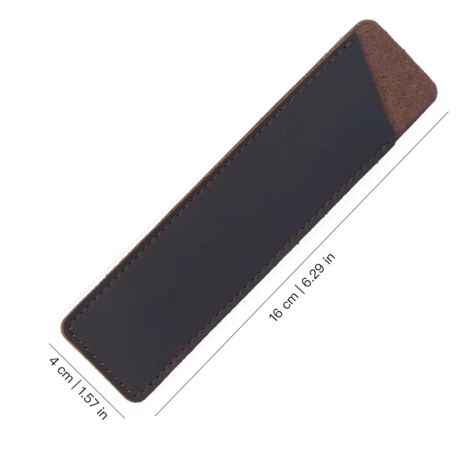 Vintage Leder Stifteetui für Notizbuch & Reise – Schlanke Pen Pouch aus echtem Leder für Büro & Schule