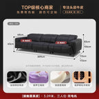 Designer Elektro-Ledersofa mit Schlaffunktion – Großes, verstellbares Luxus Sofa aus Rindsleder, ausziehbar &amp; individuell konfigurierbar 