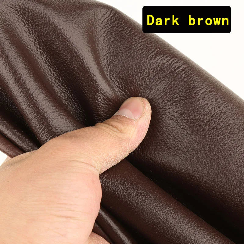 Dunkelbraunes Top-Layer Rindsleder mit Shattered-Optik – Weiches Echtleder 1,2 mm für Sofa, Autositze, Taschen & Polster