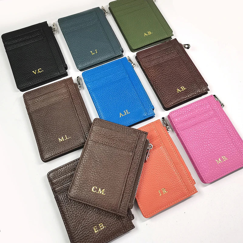 ISKYBOB Süße Damen Geldbörse aus PU-Leder – Kurze Wallet mit Reißverschluss & Druckknopf, Cartoon-Print, Kartenhalter & Münzfach