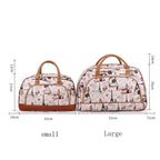 Sac fourre-tout de voyage pour femme en cuir PU – Grand sac de sport étanche avec une grande capacité, pochette de week-end et de bagage moderne 