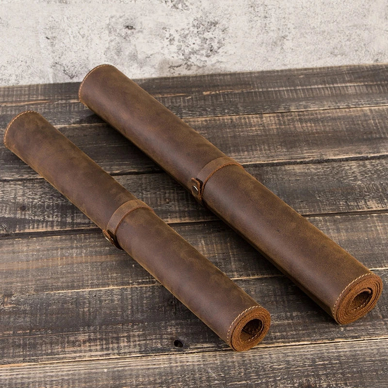 Echte Leder Schreibtischunterlage aus Rindsleder – XXL Mouse Pad 60×40 / 80×40 / 90×45 cm, Hitze- & Fleckenresistent für Büro & Home Office